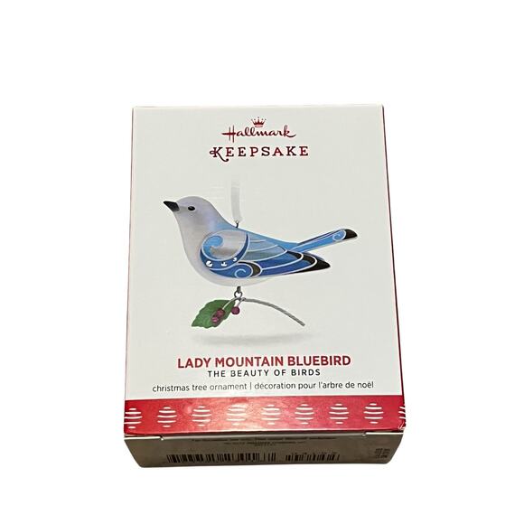 Hallmark 2017 Lady Mountain Bluebird Ornament #13 - Picture 1 of 4